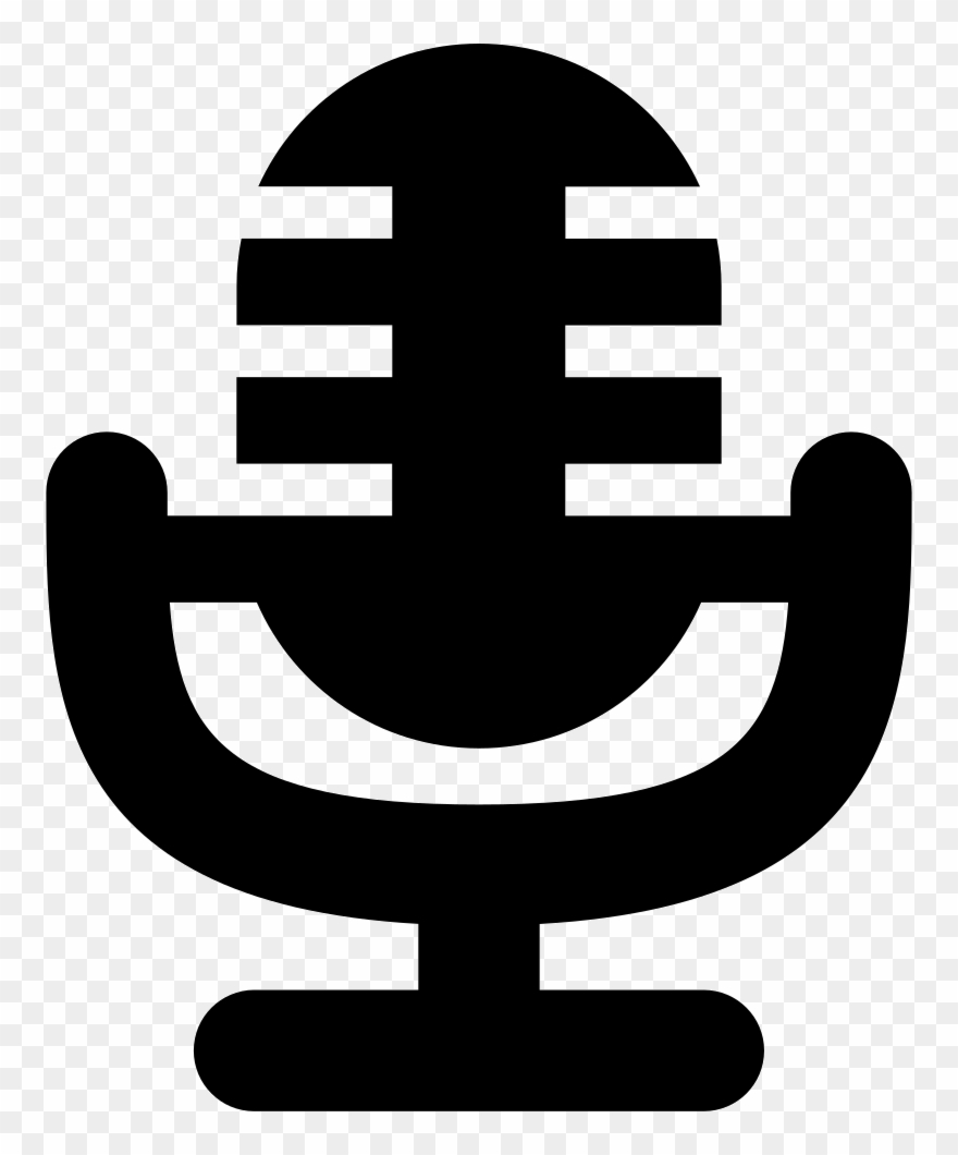 Mic Logo Png Www Imgkid Com The Image Kid Has It Veterans - Микрофон Силуэт Clipart