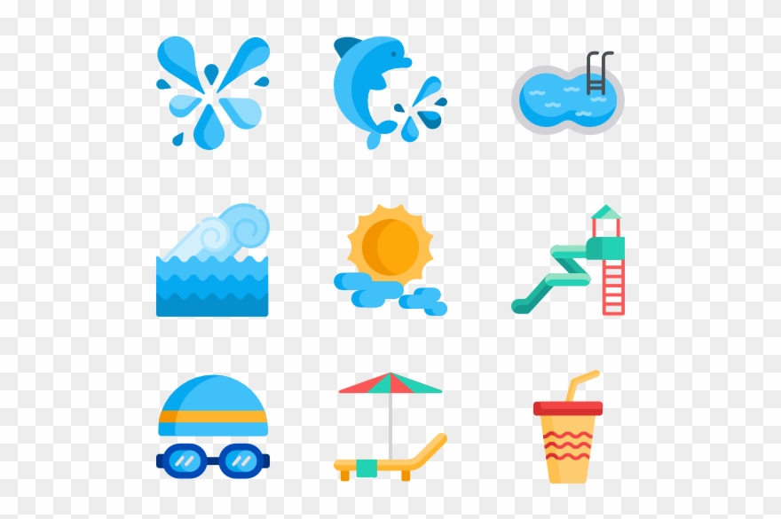 Water Park - Icon Clipart