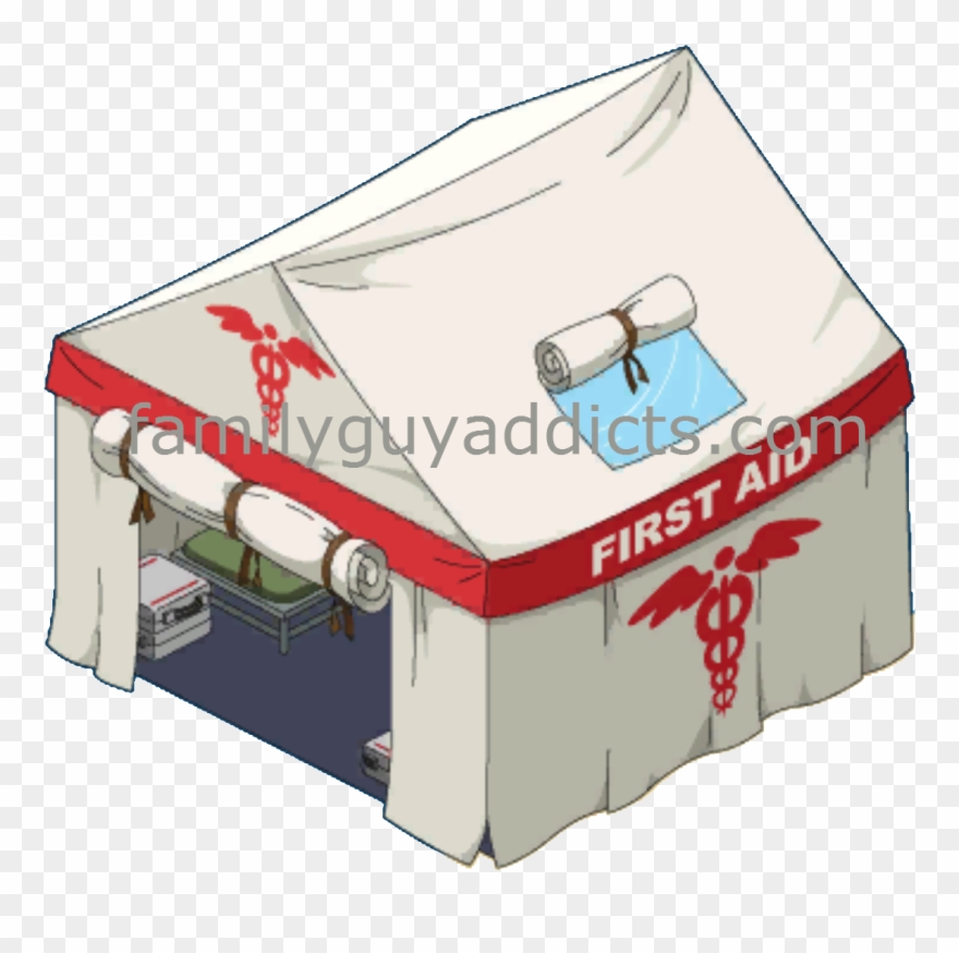 Peterpalooza Main Walkthrough Fail - First Aid Tent Cartoon Clipart