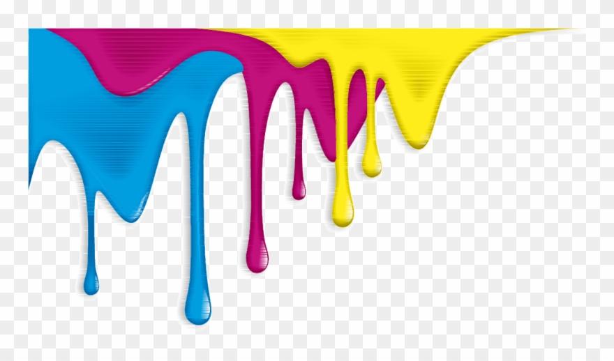 Drip Painting Aerosol Paint Clip Art - Free Paint - Png Download