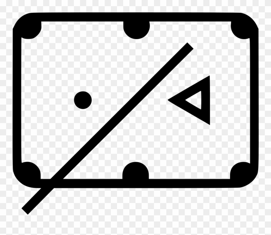 Billiards Table Comments - Pool Table Icon Clipart
