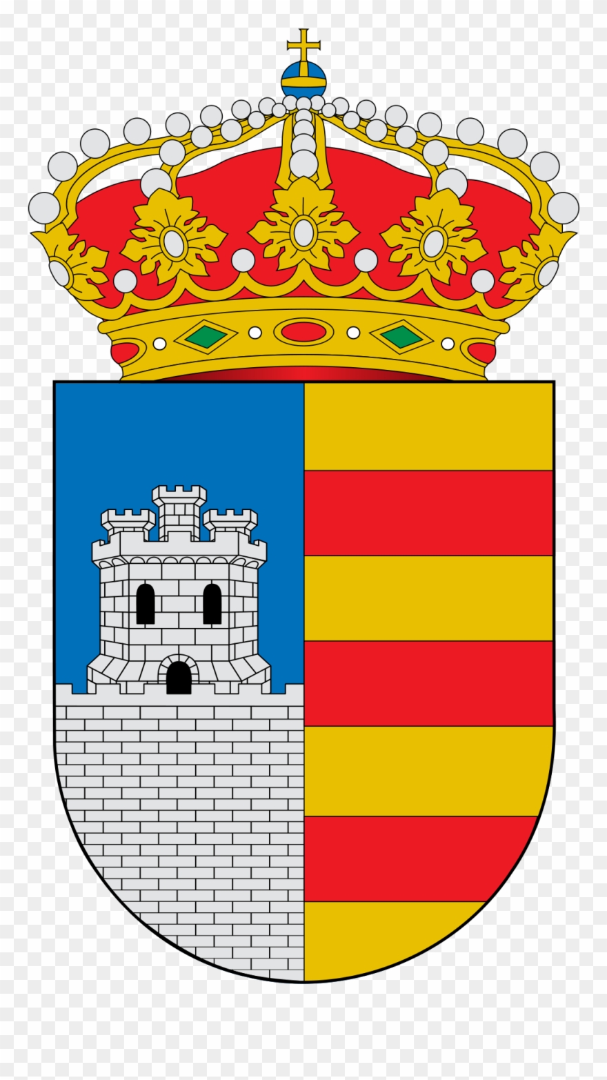 Open - Escudo De Fuencaliente De La Palma Clipart