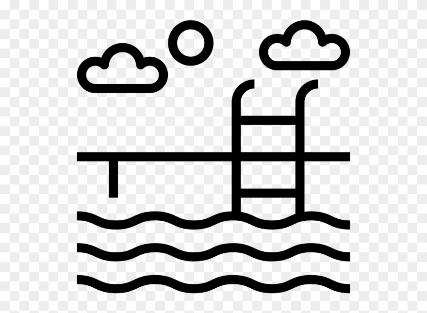 Community Pool - Swimming Clipart