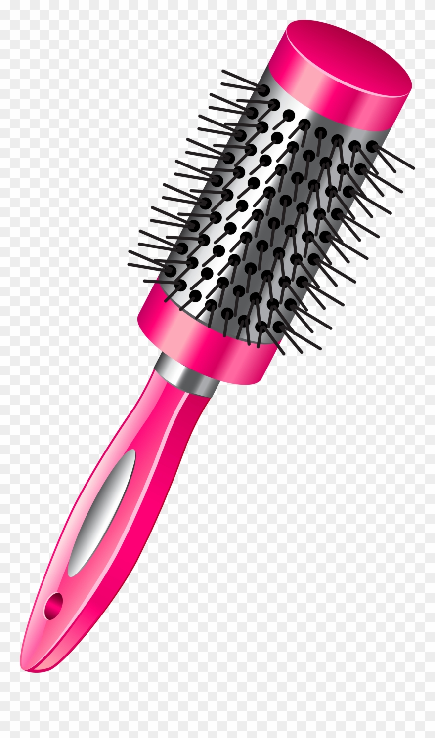 Pin Hair Brush Clipart - Hair Brush Png Transparent