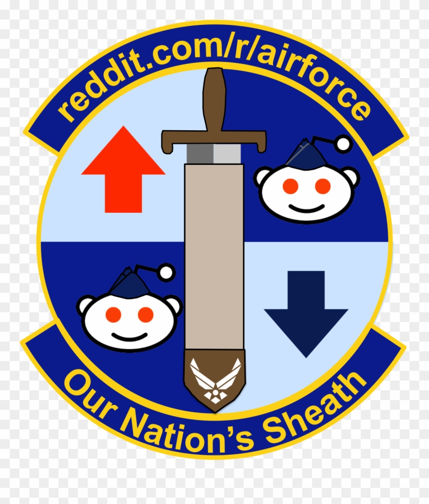 In Squadron Logo Format With Official Air Force Colors Clipart