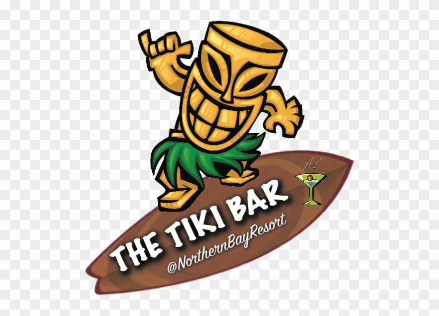Tiki Bar - Logo Tiki Sun Bar Clipart