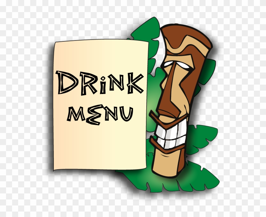 Oasis Drink Menu - Bar Clipart