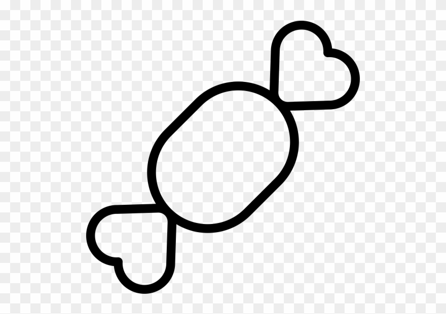 Candy Rubber Stamp - Calavera Para Niños Clipart