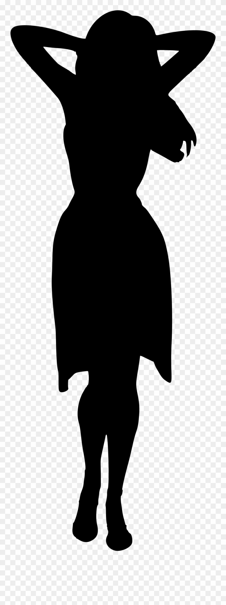 Big Image - Siluetas De Mujeres .png Clipart