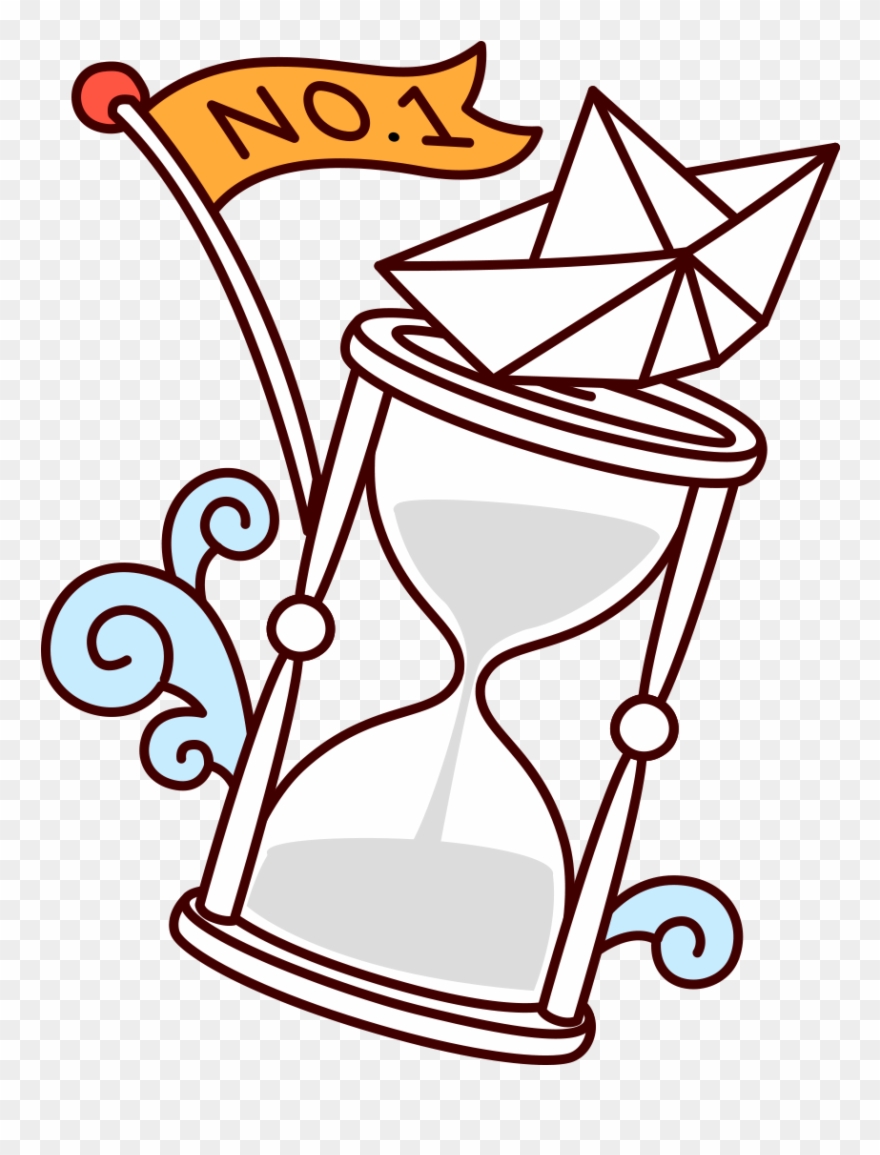 Jpg Free Download Cartoon Clip Art Painted - Reloj De Arena Animado Para Colorear - Png Download