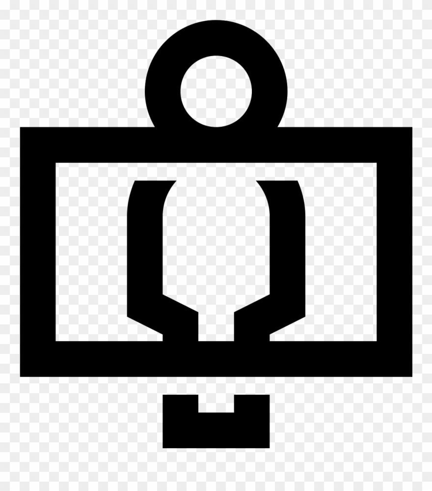 Airport Vector Scanner Image Library Download - Body Scan Icon Clipart