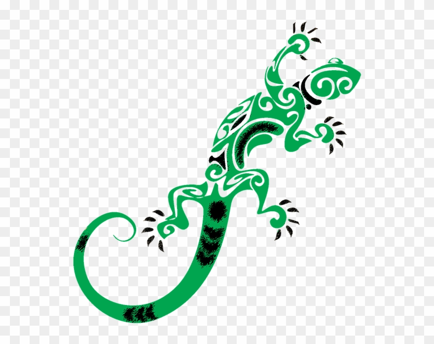 0 Replies 3 Retweets 3 Likes - Gecko Tribal Drawing Clipart