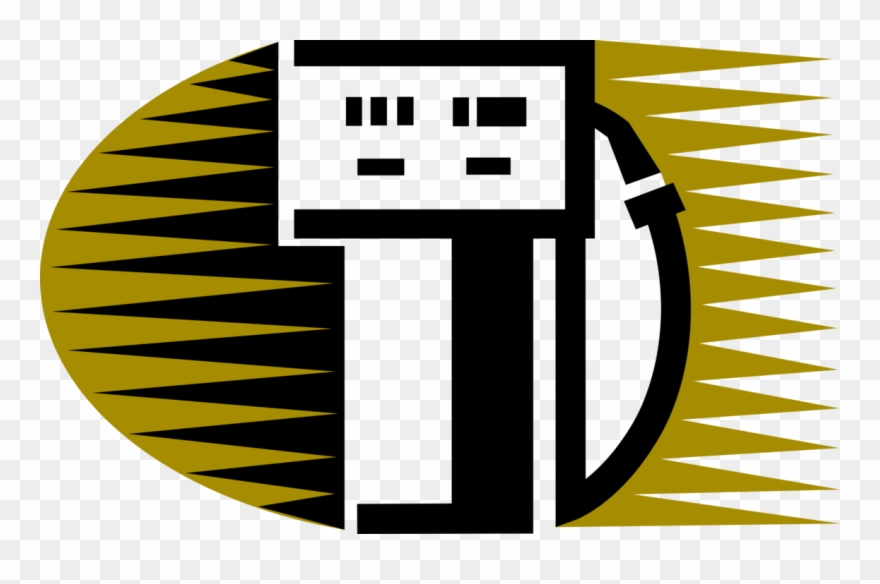 Vector Illustration Of Gasoline Petroleum Fossil Fuel Clipart