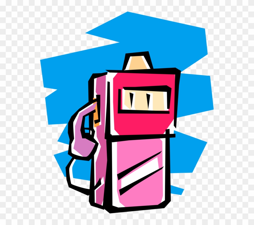 Vector Illustration Of Gasoline Petroleum Fossil Fuel - Illustration Clipart