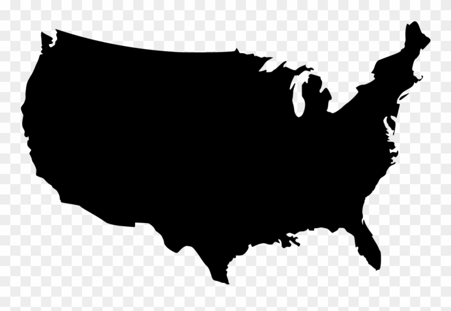 Malooaayush360@gmail - Com - United States Map Black Png Clipart