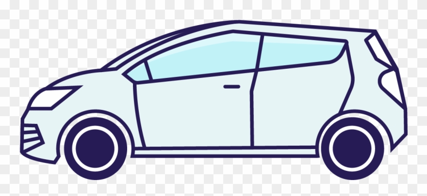 Tony - Normal Hackback Car Top View Icon Png Clipart