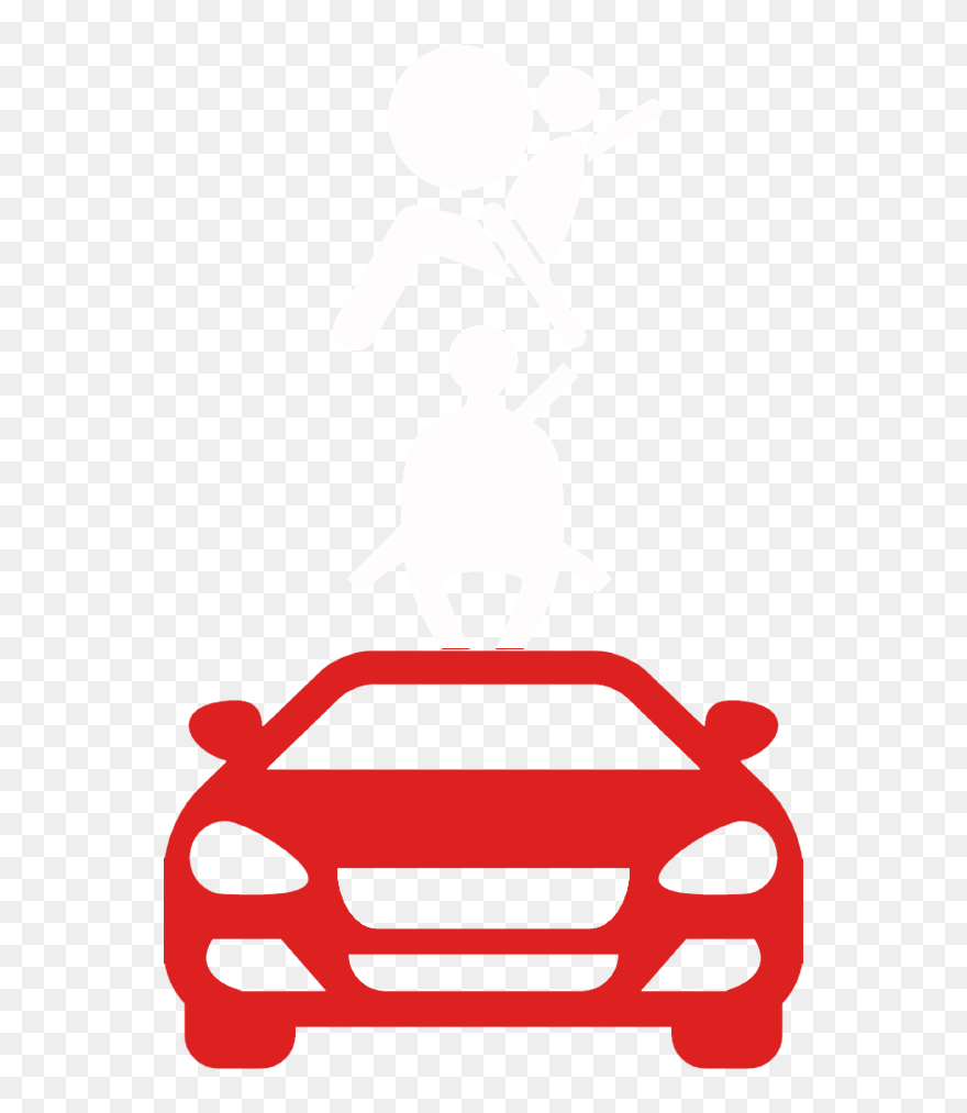24 Hour Return - Front Simple Car Vector Clipart