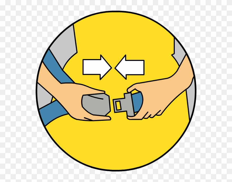 Fasten Your Seatbelt - Circle Clipart