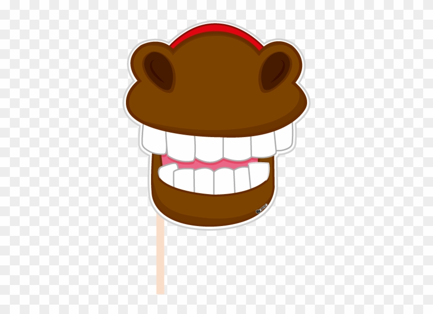 Clipart Mouth Photo Booth Lip - Mouth Photo Booth Props - Png Download