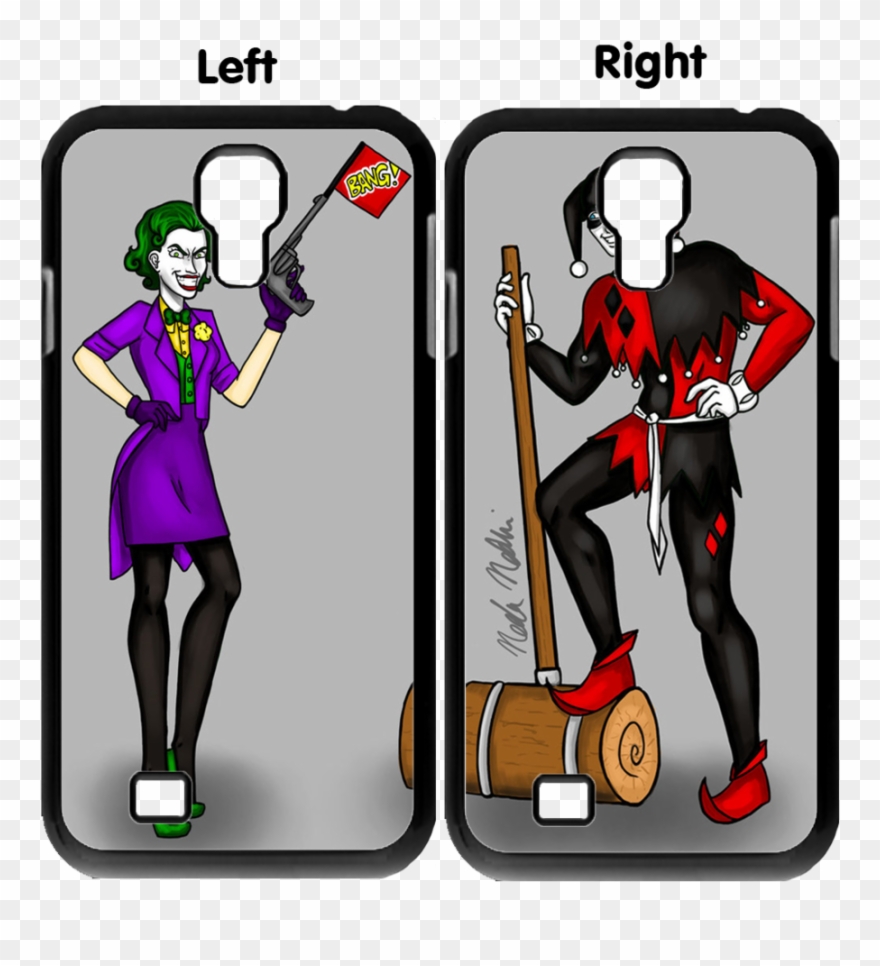 Joker And Harley Quinn Z0007 Couple Samsung Galaxy - Harley Quinn Clipart