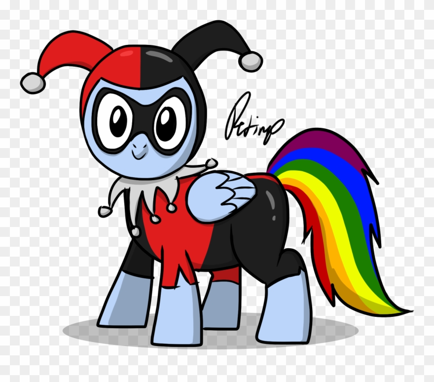 Rainbow Dash Harley-quinn - Rainbow Dash Harley Quinn Clipart