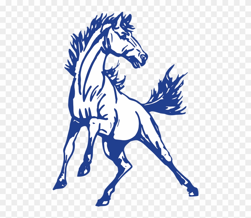 Marilyn Workman - Monument Valley High School Mustangs Logo Clipart