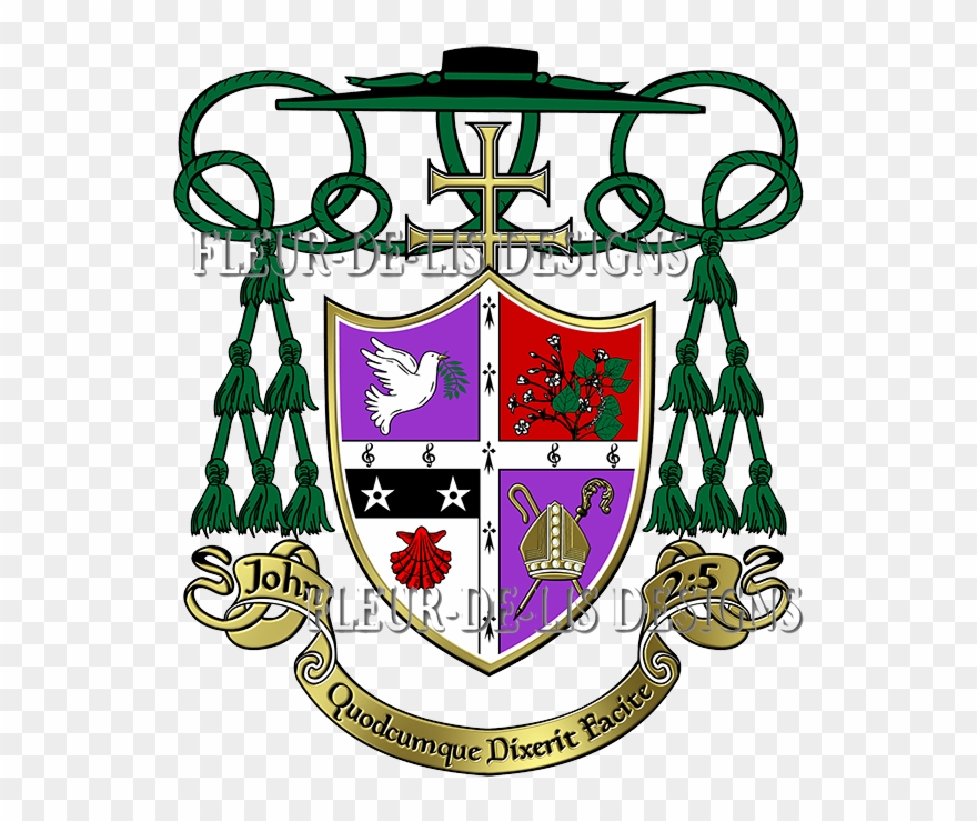 Ecclesiastical And Religious Coats Of Arms And Crests - Coat Of Arms Catholic Symbols Clipart