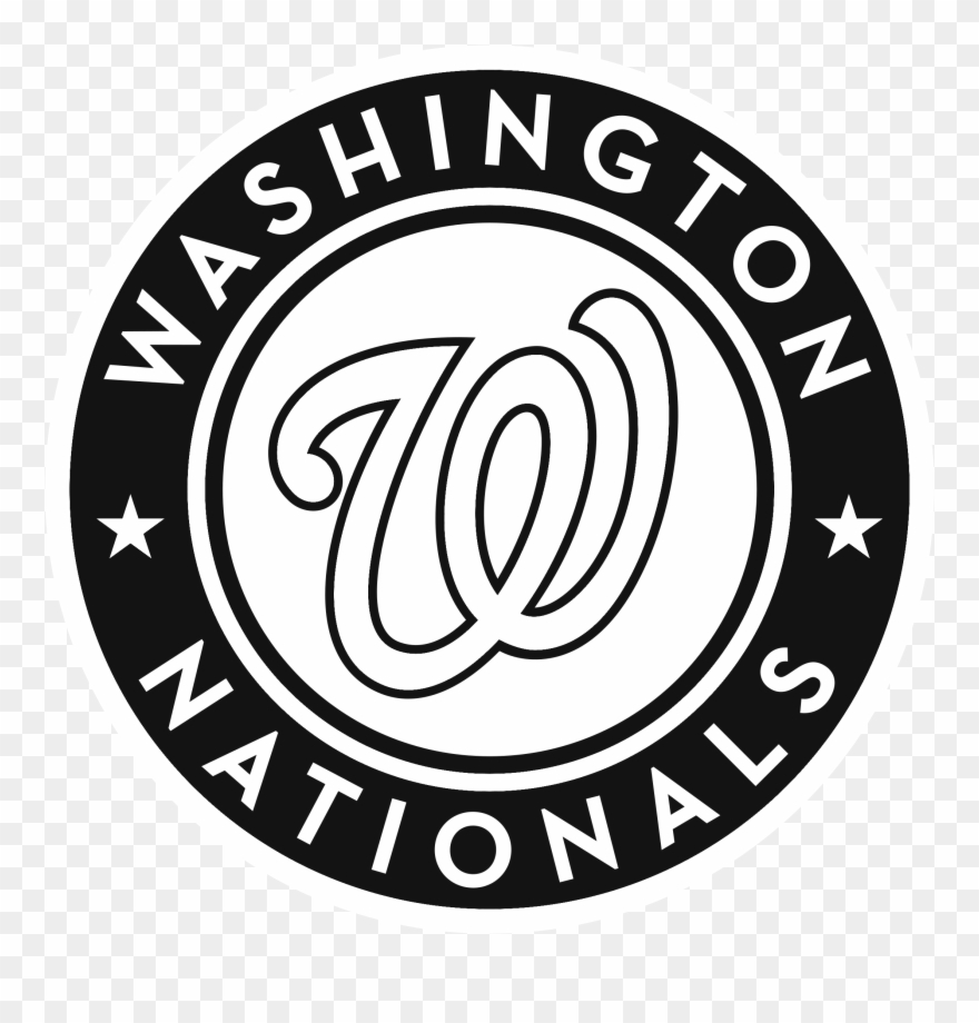 Washington Vector Black And White - Washington Nationals Logo Black And White Clipart