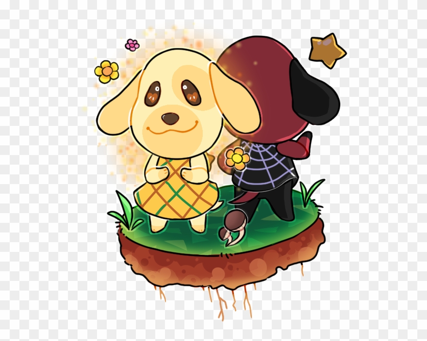Cherry X Goldie Acnl Clipart