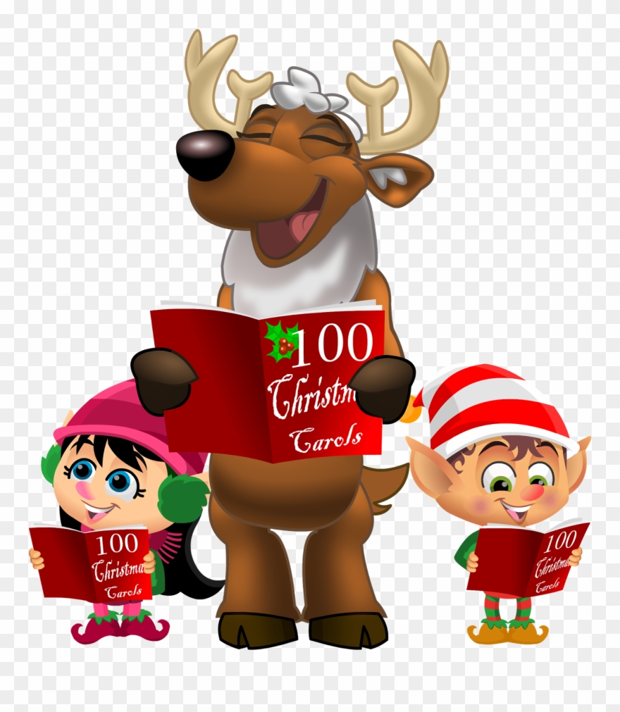 Really Love It, I Mean Who Doesn't Love Christmas Carols - Cartoon Clipart