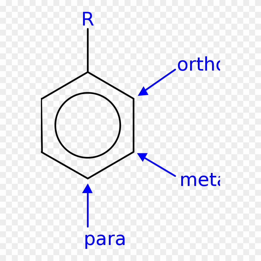 Free Ortho Meta Para - Arene Substitution Pattern Clipart