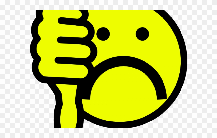 Smileys Cliparts - Thumbs Down Clip Art - Png Download