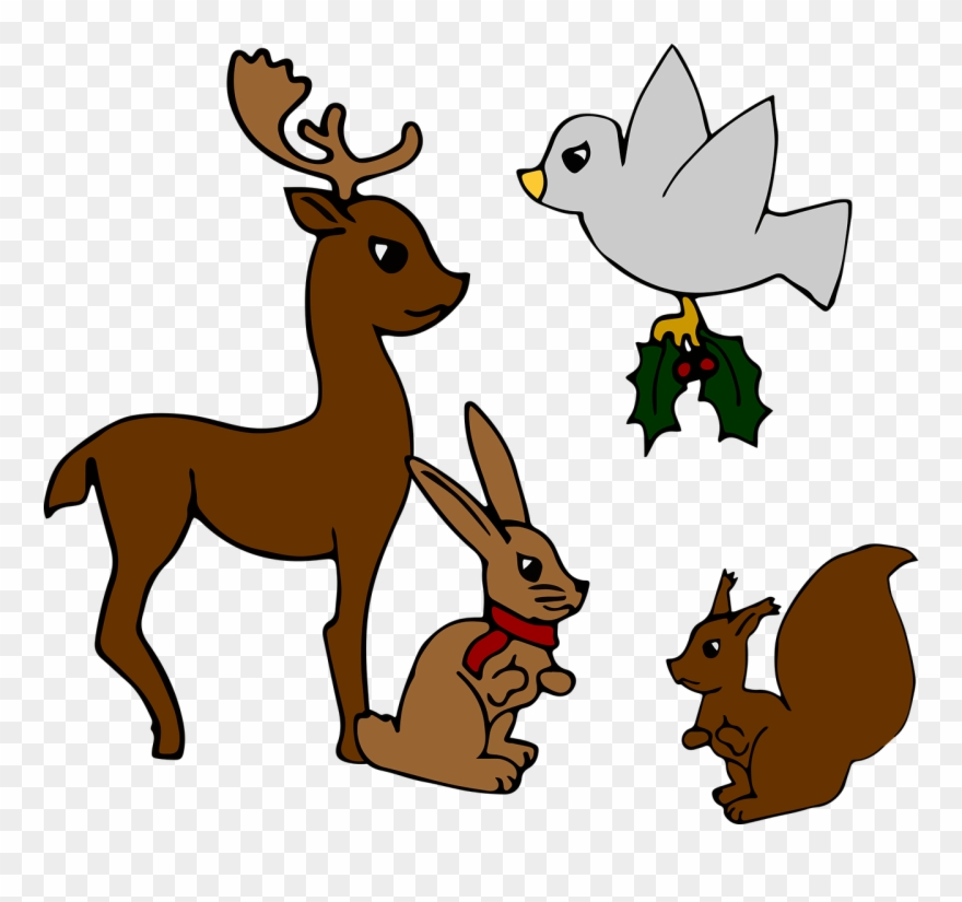 Christmas Animals Bird - Christmas Day Clipart