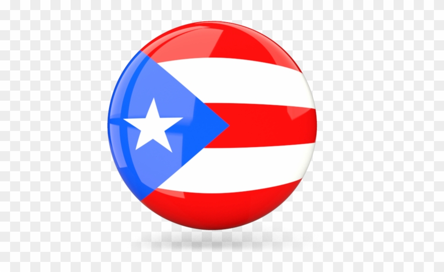 Puerto Rico Clipart Bubble - Puerto Rico Flag Icon - Png Download