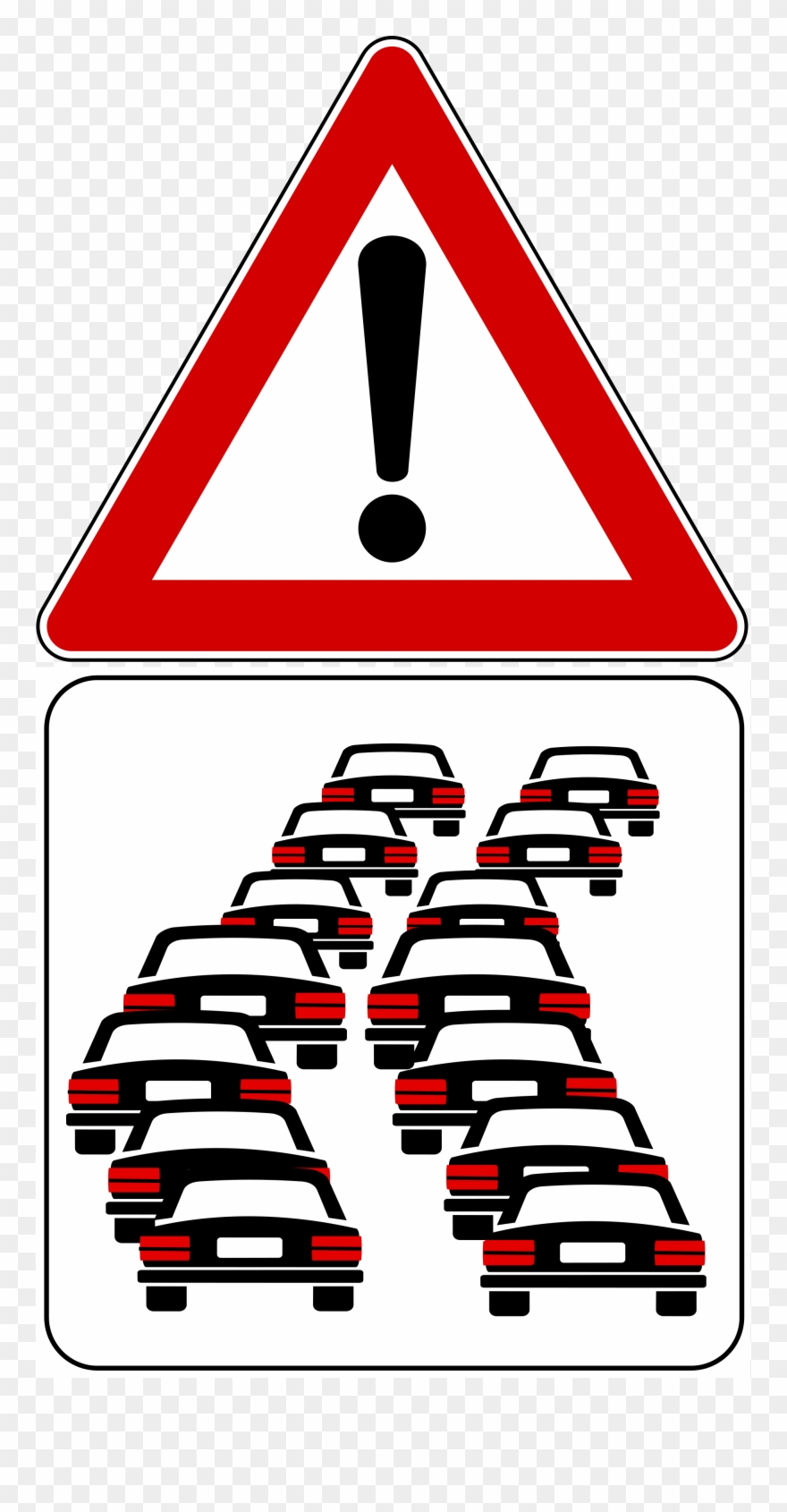 Open - Pannelli Integrativi Segnaletica Stradale Coda Clipart