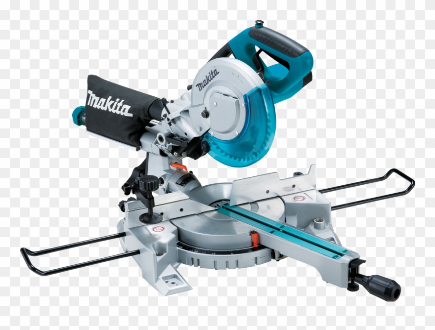 Radial Arm Saw Png Clip Art Black And White - Makita Miter Saw Ls1212 Transparent Png