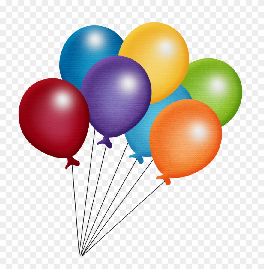 Circo - Minus - Bunch Of Cartoon Balloons Clipart