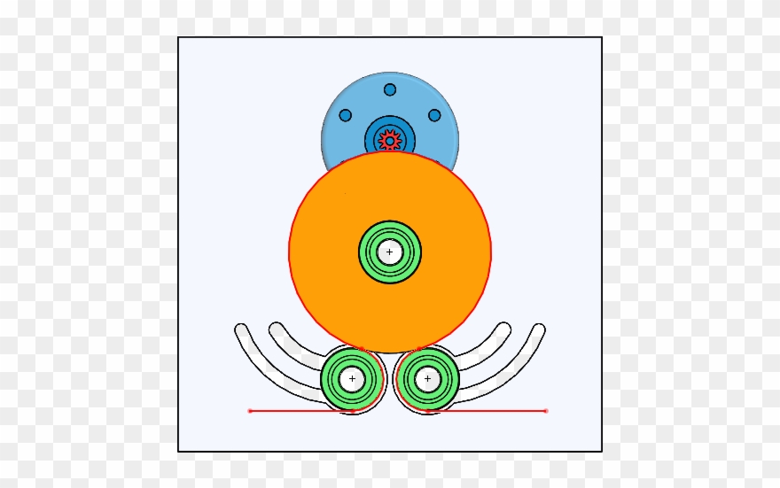 One Of These Assemblies Sits Before The Cutting Section - Circle Clipart