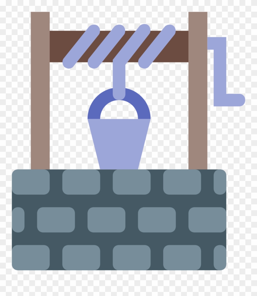 The Icon Is A Picture Of The Logo For Well - Puit Icon Clipart