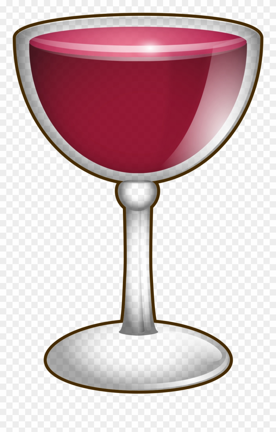 When People At Cocktail Parties Ask What I Do For A - Champagne Stemware Clipart