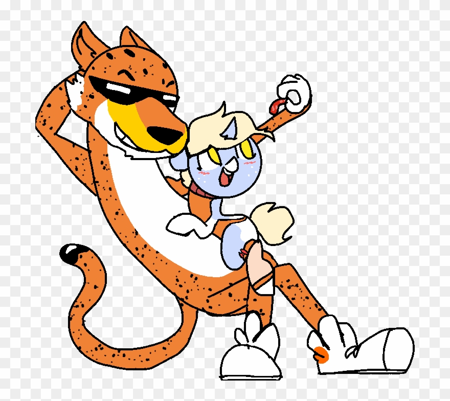 Nootaz, Backless, Chester Cheetah, Clothes, Female, - Cartoon Clipart