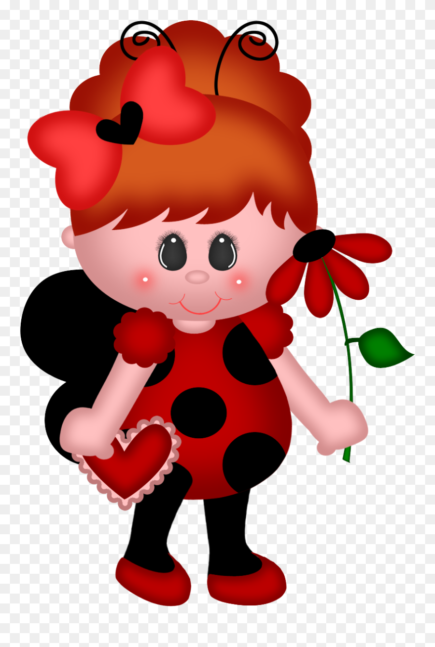 Bichitos Imprimibles Pinterest Clip Art And - Dibujos De Mariquitas Tiernas - Png Download