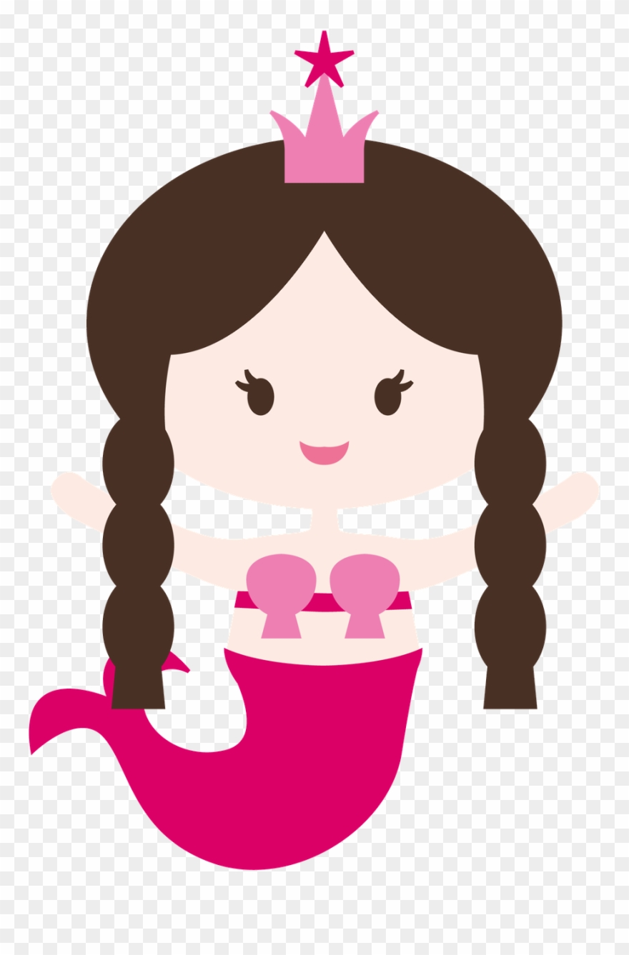 Princesas E Fadas - Mermaid Clipart