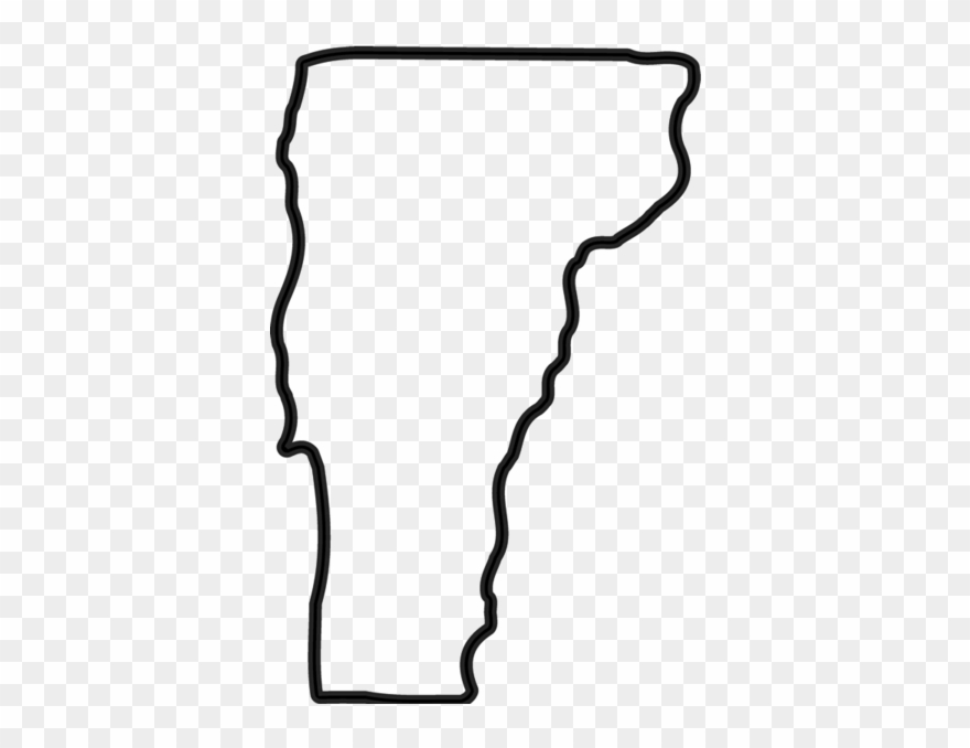 Outline Rubber Stamp State Stamps Stamptopia - Vermont Outline Clipart