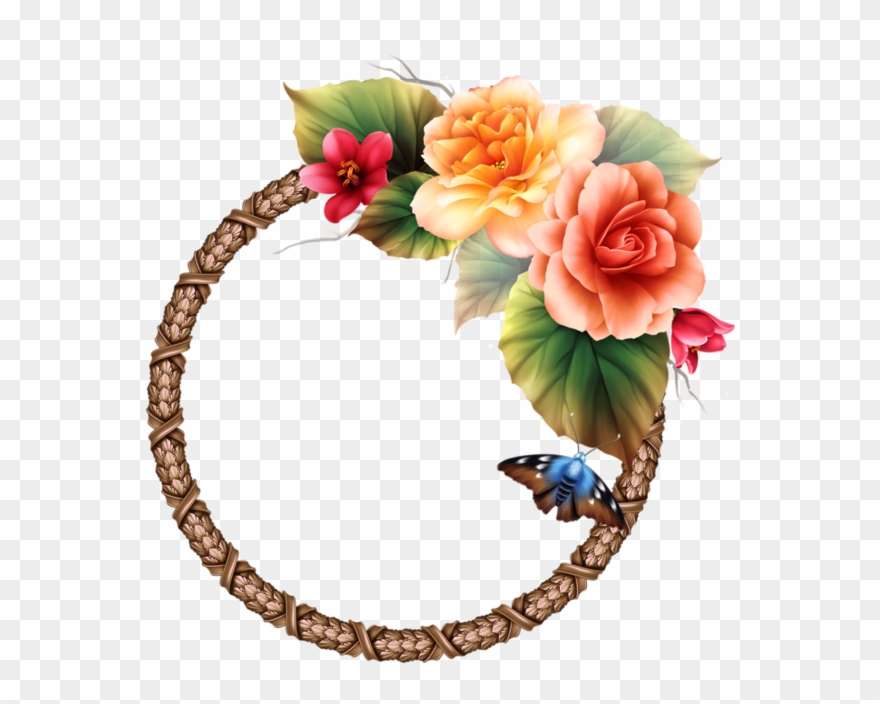 Cadres Et Bordures - Garden Roses Clipart