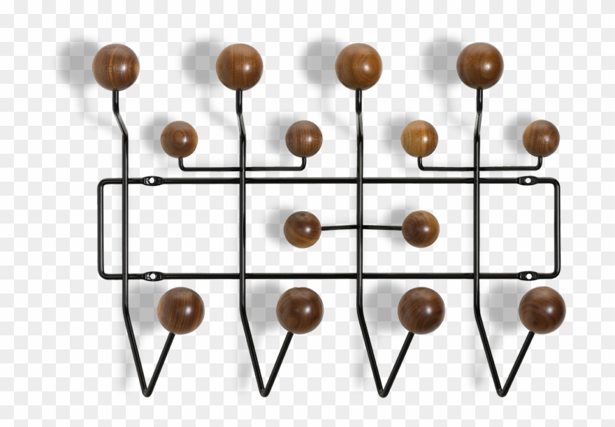 Hang It All Valnöt Special - Vitra Hang It All Svart Clipart