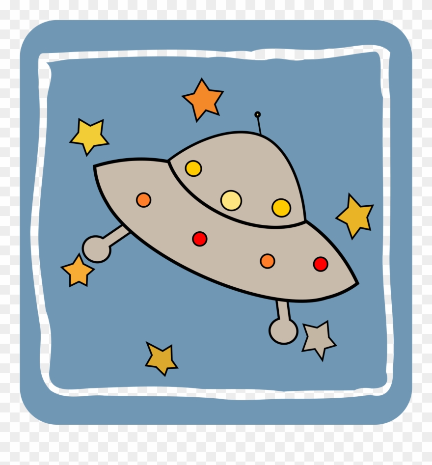 Big Image - Discos Voador Desenho Png Clipart