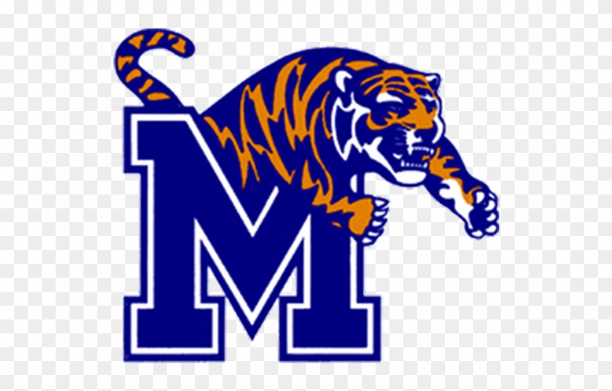 L, 45-66 - Memphis Tigers Logo Clipart