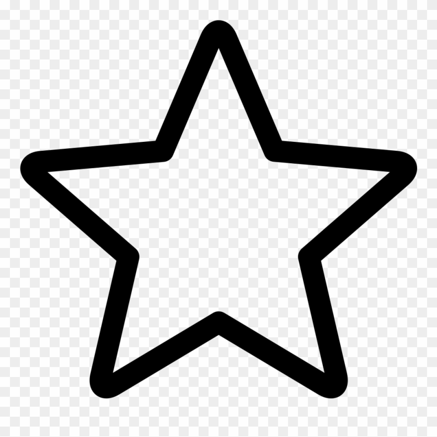 Gl Collect Comments - Star Line Icon Png Clipart