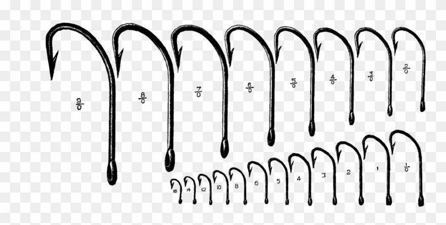 Fish Hook Clip Art - Misure Ami Da Pesca - Png Download